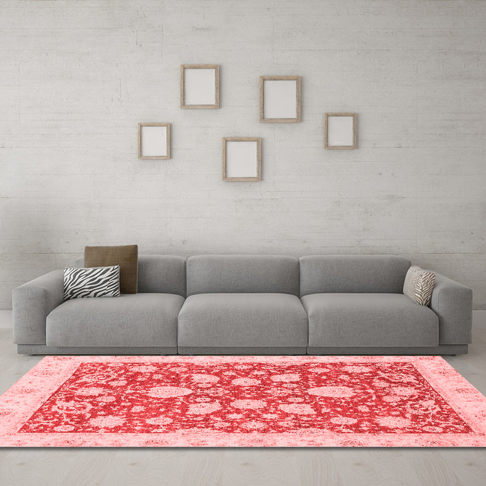 Traditional Red Washable Rugs