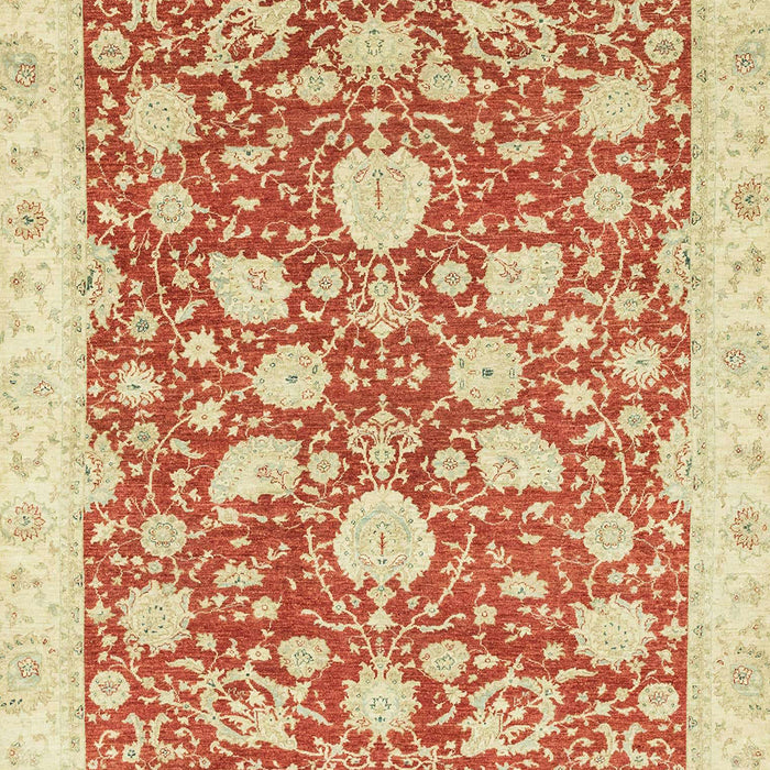 Machine Washable Abstract Bright Orange Rug, wshabs2424