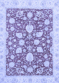 Oriental Blue Traditional Rug, abs2424blu