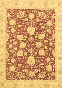 Oriental Brown Traditional Rug, abs2424brn