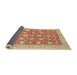 Sideview of Abstract Red Oriental Rug, abs2425