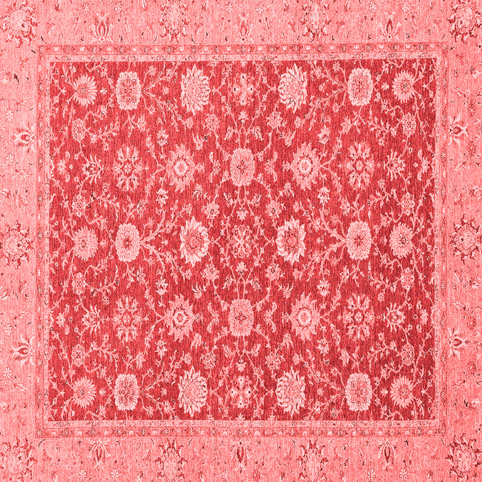 Machine Washable Oriental Red Traditional Rug, wshabs2426red