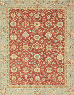 Abstract Orange Oriental Rug, abs2426