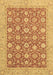 Oriental Brown Traditional Rug, abs2426brn