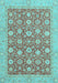 Oriental Light Blue Traditional Rug, abs2426lblu