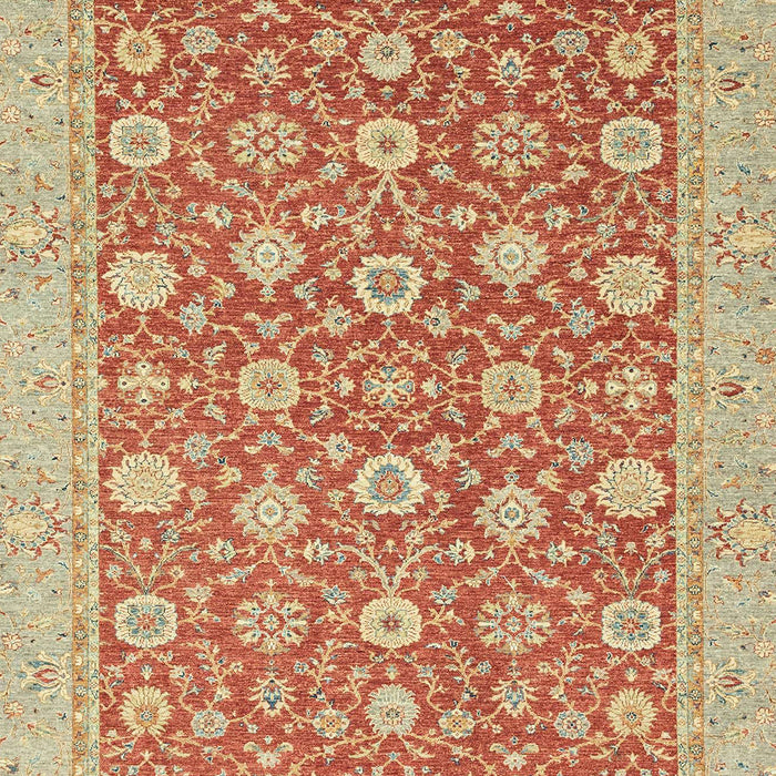 Machine Washable Abstract Orange Rug, wshabs2426