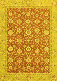 Oriental Yellow Traditional Rug, abs2426yw