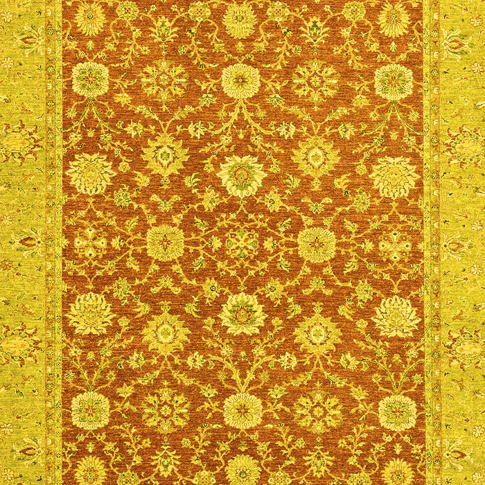 Oriental Yellow Traditional Rug, abs2426yw
