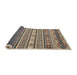 Sideview of Abstract Reddish Brown Modern Rug, abs2427