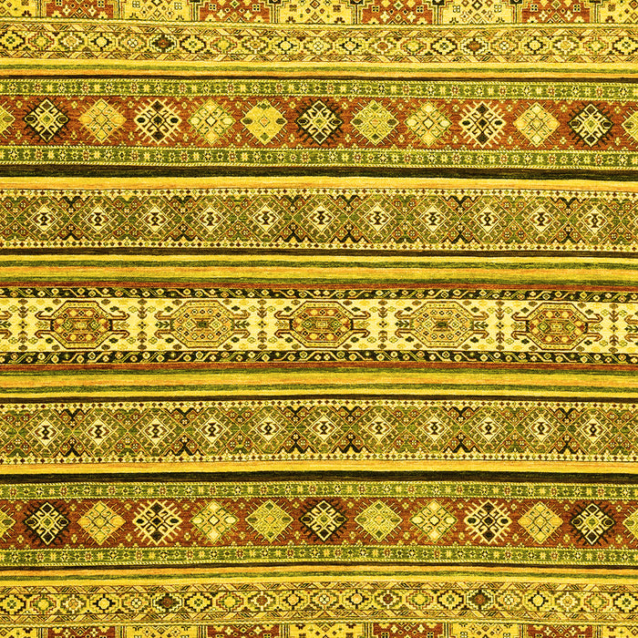 Abstract Yellow Modern Rug, abs2427yw