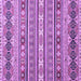 Square Machine Washable Abstract Purple Modern Area Rugs, wshabs2427pur