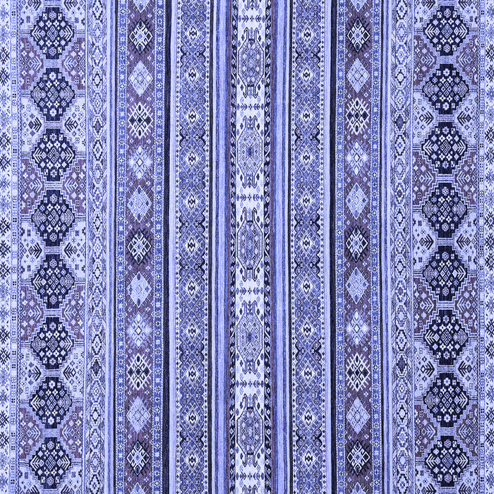 Square Abstract Blue Modern Rug, abs2427blu