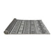 Sideview of Abstract Gray Modern Rug, abs2427gry