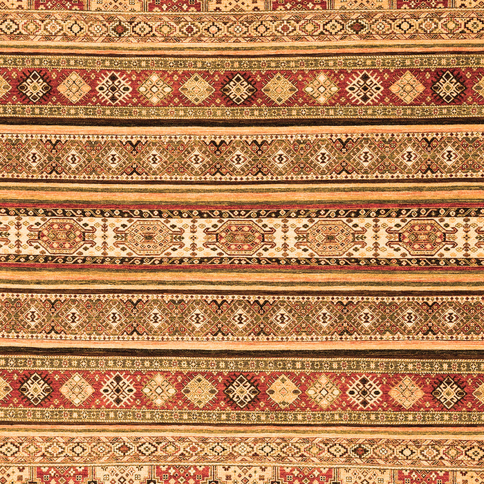 Machine Washable Abstract Orange Modern Area Rugs, wshabs2427org