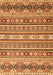 Abstract Orange Modern Rug, abs2427org