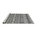 Sideview of Machine Washable Abstract Gray Modern Rug, wshabs2427gry