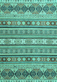 Abstract Turquoise Modern Rug, abs2427turq