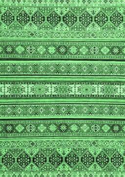 Abstract Emerald Green Modern Rug, abs2427emgrn