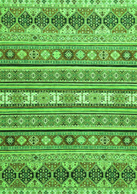 Abstract Green Modern Rug, abs2427grn