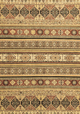 Abstract Brown Modern Rug, abs2427brn
