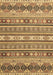 Abstract Brown Modern Rug, abs2427brn