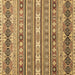 Square Abstract Brown Modern Rug, abs2427brn