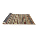 Sideview of Abstract Reddish Brown Modern Rug, abs2428