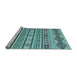 Sideview of Machine Washable Abstract Light Blue Modern Rug, wshabs2428lblu