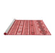 Modern Red Washable Rugs