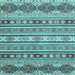 Square Abstract Light Blue Modern Rug, abs2428lblu