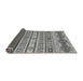 Sideview of Abstract Gray Modern Rug, abs2428gry