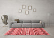 Modern Red Washable Rugs