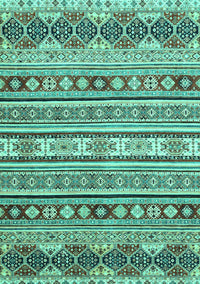 Abstract Turquoise Modern Rug, abs2428turq