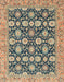 Machine Washable Abstract Brown Sugar Brown Rug, wshabs2429