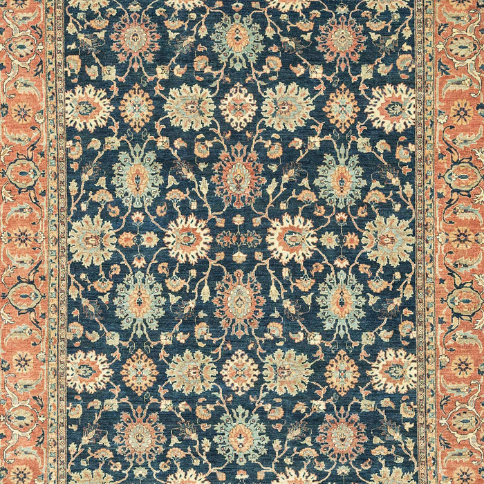 Machine Washable Abstract Brown Sugar Brown Rug, wshabs2429