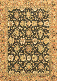 Abstract Brown Modern Rug, abs2429brn