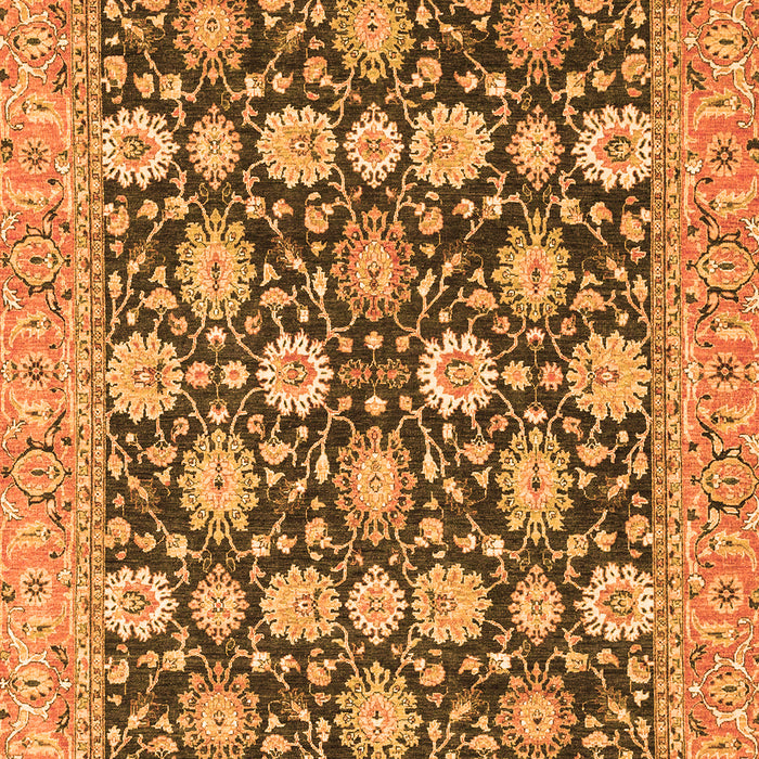 Machine Washable Abstract Orange Modern Area Rugs, wshabs2429org