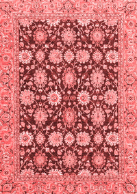 Abstract Red Modern Rug, abs2429red