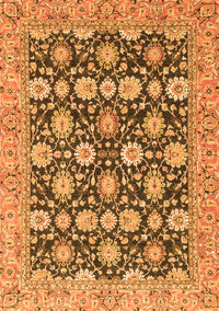 Abstract Orange Modern Rug, abs2429org