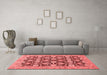 Modern Red Washable Rugs