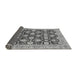 Sideview of Abstract Gray Modern Rug, abs2429gry