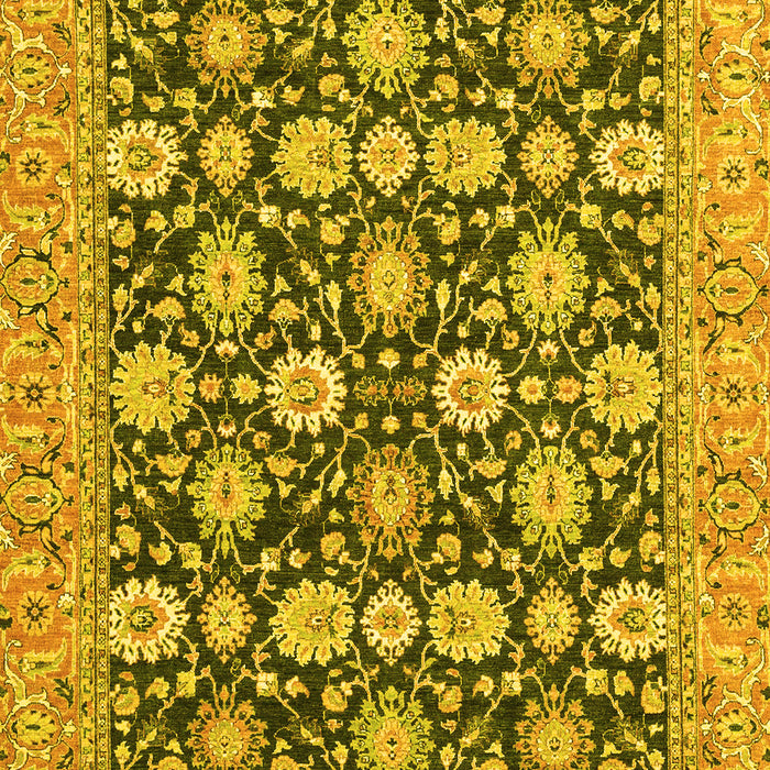 Abstract Yellow Modern Rug, abs2429yw