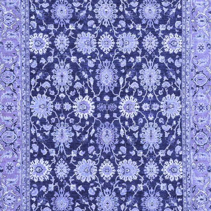 Abstract Blue Modern Rug, abs2429blu