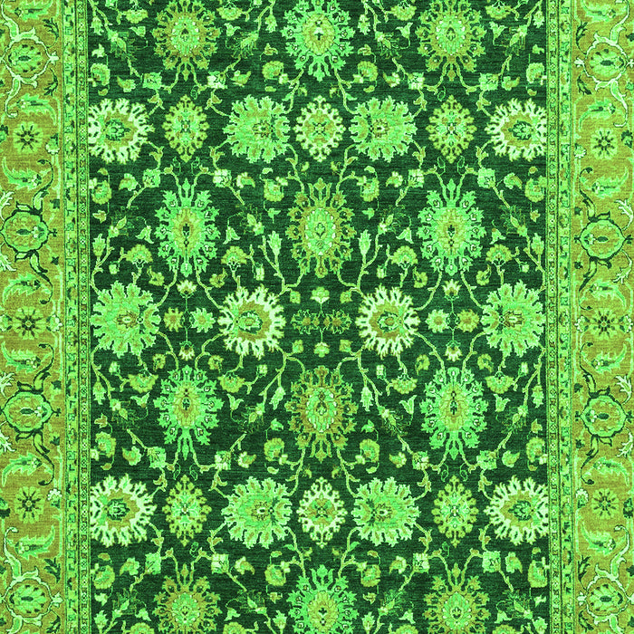 Machine Washable Abstract Green Modern Area Rugs, wshabs2429grn