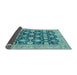 Sideview of Abstract Light Blue Modern Rug, abs2429lblu