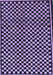 Checkered Blue Modern Rug, abs242blu