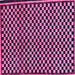Square Machine Washable Checkered Purple Modern Area Rugs, wshabs242pur