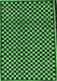 Checkered Emerald Green Modern Rug, abs242emgrn