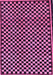 Checkered Purple Modern Rug, abs242pur