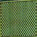Square Machine Washable Checkered Turquoise Modern Area Rugs, wshabs242turq